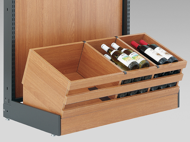 美品 オカムラ 業務用ワインラック キャスター付 多段収納 ベースワインBOX｜店舗・商環境｜製品情報｜株式会社オカムラ