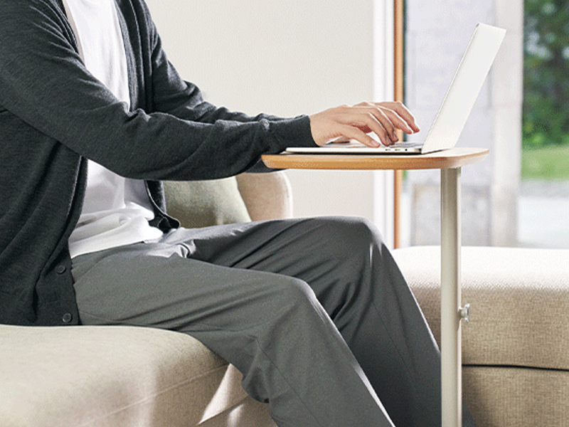 jam okamura 高級イージーチェア1人用ソファ布生地ブラウン生地 jam