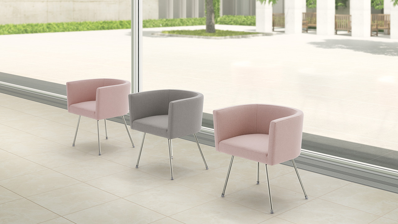 L405 ラウンジチェア｜オフィス｜製品情報｜株式会社オカムラ