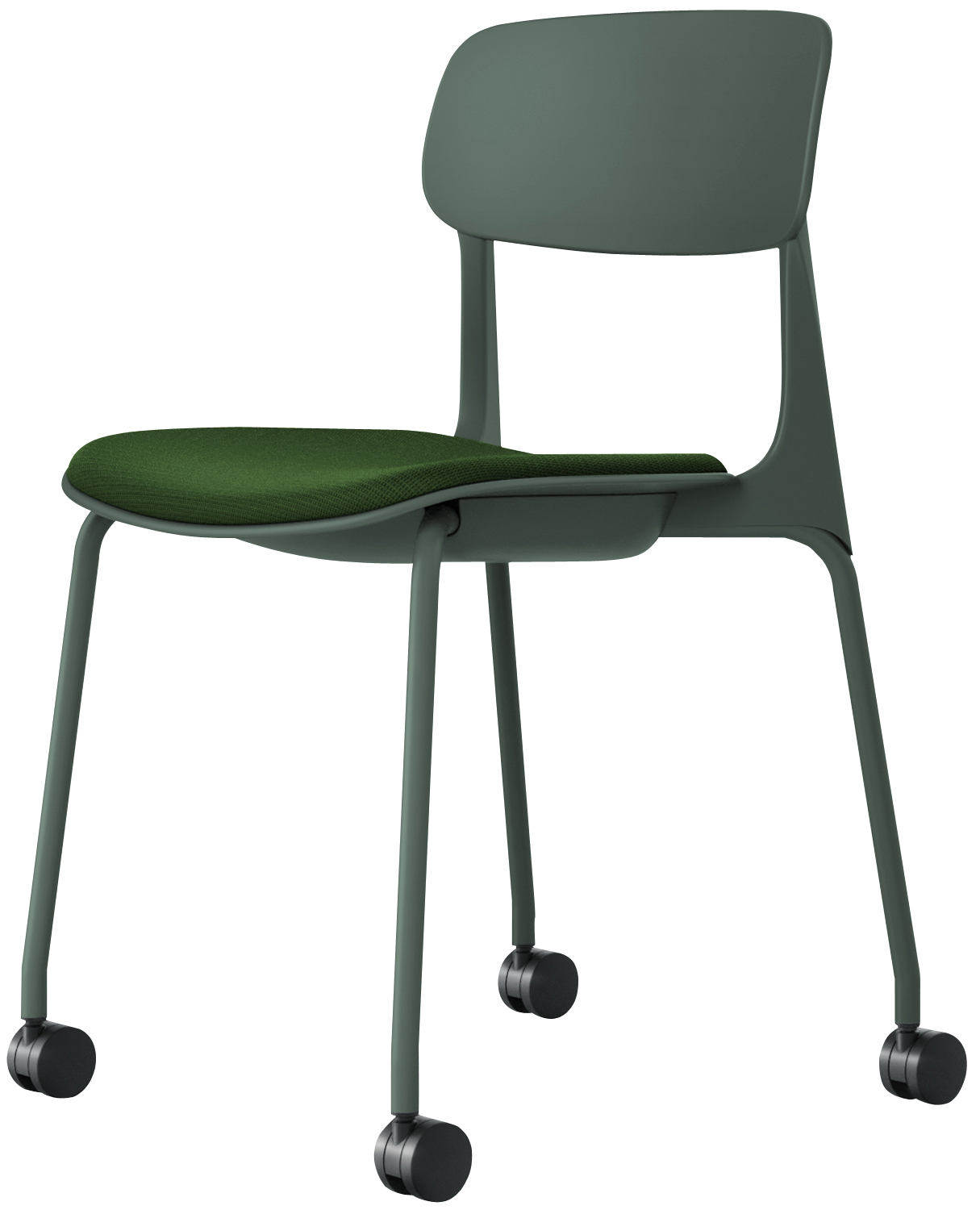①【美品】オカムラ　8124GL FPE5　5脚セット　座パッド・キャスター付 8124GL FPE5｜ena［エナ］｜株式会社オカムラ