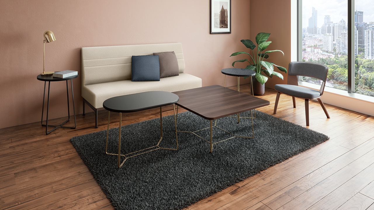 【展示品】オカムラ 「ライブス」カフェテーブル 　サイドテーブル　ラウンジ ライブス カフェテーブル｜ラウンジ｜オフィス｜製品情報｜株式会社