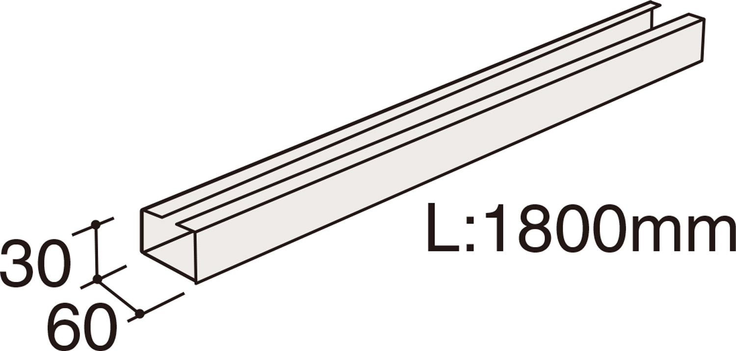 6N243P ZA75｜6H Light-Medium Duty Shelf［6H型軽量棚・中軽量棚