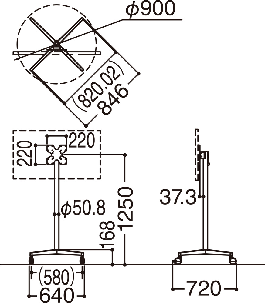 93SAMN ZH15｜monitor stand S［モニタースタンドS］｜株式会社オカムラ